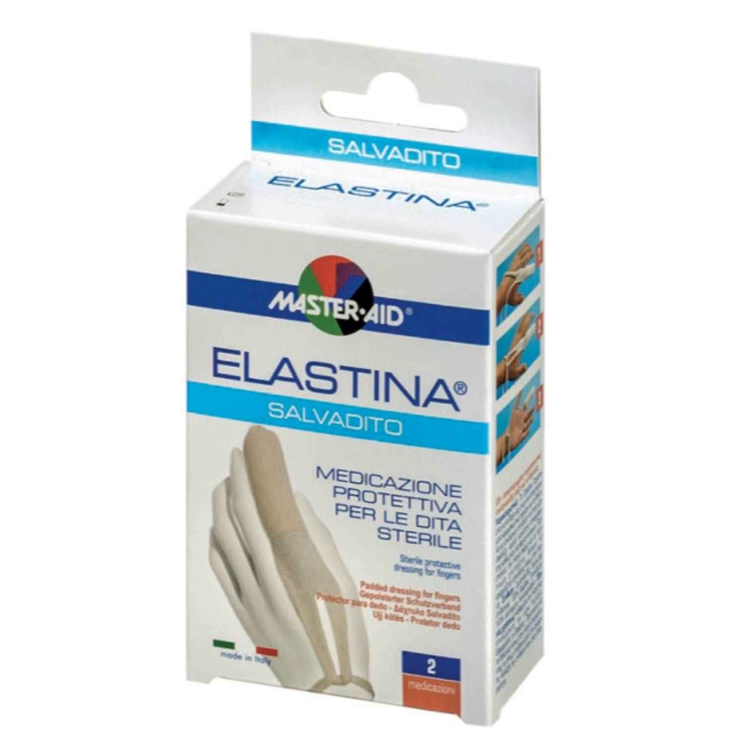 ELASTINA® SALVADITO - steriler, weich gepolsterter Fingerfertigverband, 2er Pack
